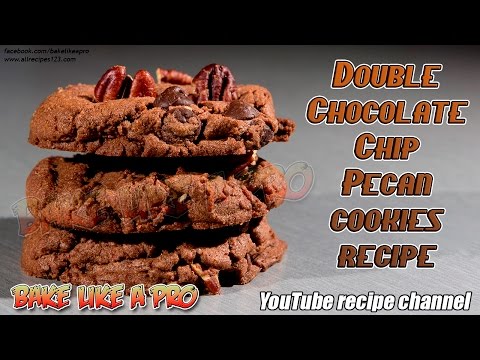 Double Chocolate Chip Pecan Cookies Recipe