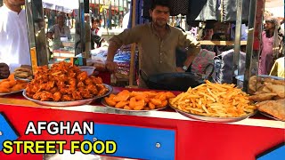 Samosa Alo Chips and Pakora Afghan Street Food | Kabul Afghanistan
