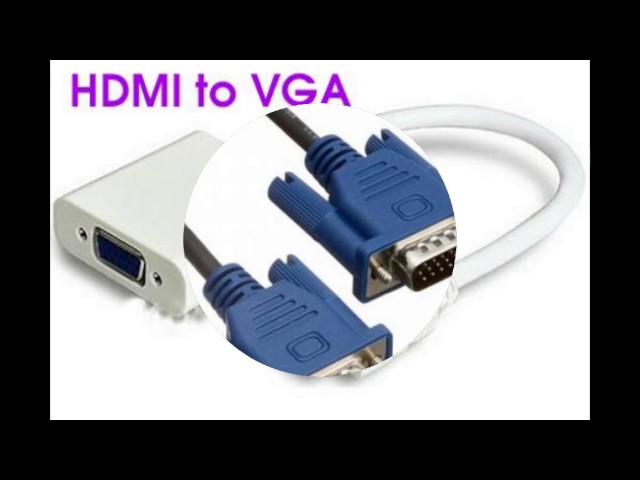 Hướng dẫn cách nối máy tính ra Tivi qua cổng VGA, cổng Video và cổng HDMI class=