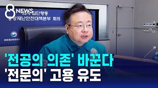 '전공의 의존' 대형 병원 바꾼다…'전문의' 고용 유도 / SBS 8뉴스