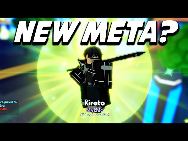 LVL 100 EVOLVED KIRITO (DUAL) IN ANIME ADVENTURE! 