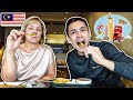 We ate malaysian food all day in london