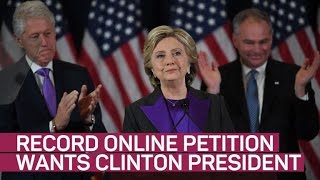 Change.org petition for Electoral College to pick Clinton is largest ever