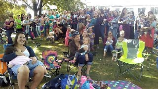 Big Latch On 2017 at Bronson Park in downtown Kalamazoo, Michigan, USA