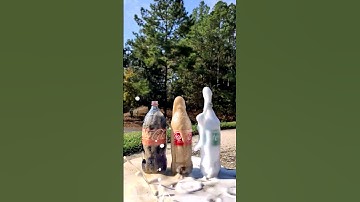 Popular Coke Sodas Vs Mentos 85 (IN REVERSE) (Coke Sprite Fanta) #satisfying #experiment #asmr