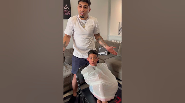 Mom catches dad giving son a haircut & son does this #shorts