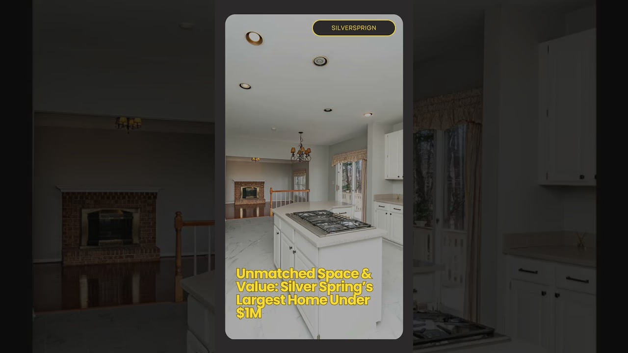 Experience Luxury Living in Silver Spring's Largest Home Under $1M