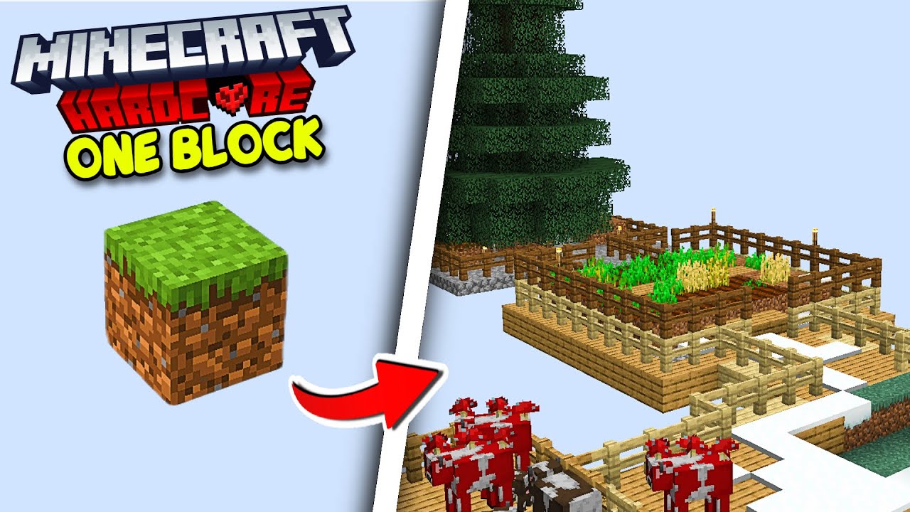 Dito Nagsimula Lahat ONEBLOCK SKYBLOCK Hardcore!