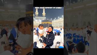 Nida Khan And Baby Infront Of Kabba