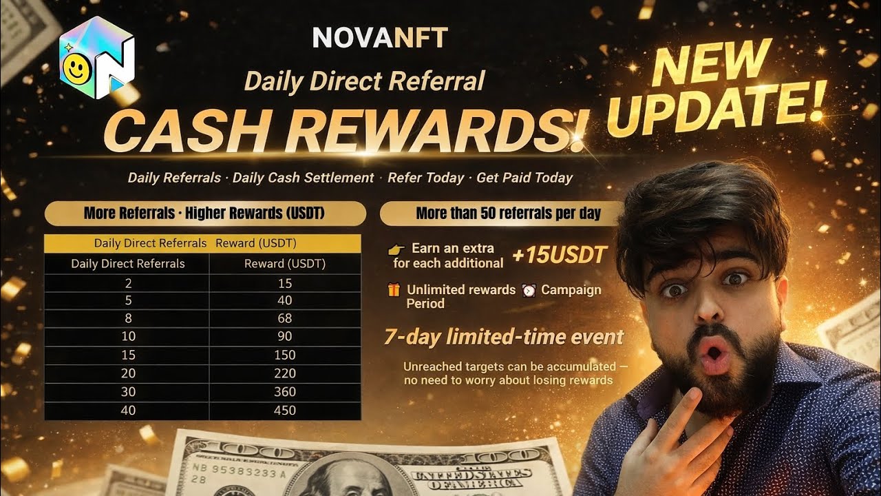 Treasure nft new update today | nova nft new update | treasure nft withdrawal update | cash rewards 