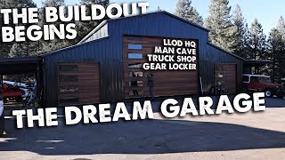 LLOD BIG BLACK BARN UPDATE - Working On My Metal Building Man Cave / HQ / Whatever Dream Garage