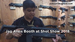 Shot Show 2018 @ Jag Arms Airsoft Booth - Featuring 2nd Generation Scatterguns