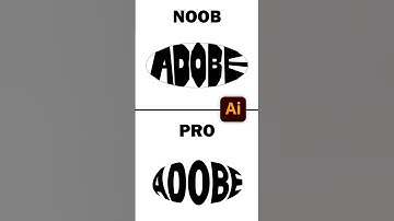Illustrator Tips | Noob vs pro Editor | Tutorial | The Edit Art | Beginner | Shorts
