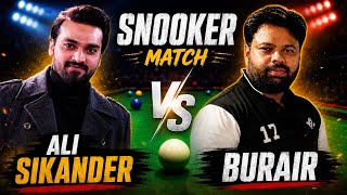 Snooker Match || Ali Sikander Vs Burair || Vlog ||