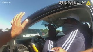 Connecticut police search for fleeing suspect who nearly ran over officers