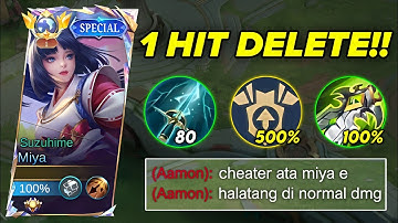 NEW BUFF MIYA 1 HIT BRUTAL DMG BUILD AND EMBLEM 2025!🔥 (Most Recommended) MIYA 1 HIT BUILD 2025!