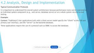 ISTQB Performance Testing – Chapter 4 - 4.2 Analysis & Design, Implementation - Protocols