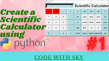Create Scientific Calculator using Python  -  [Part-1]