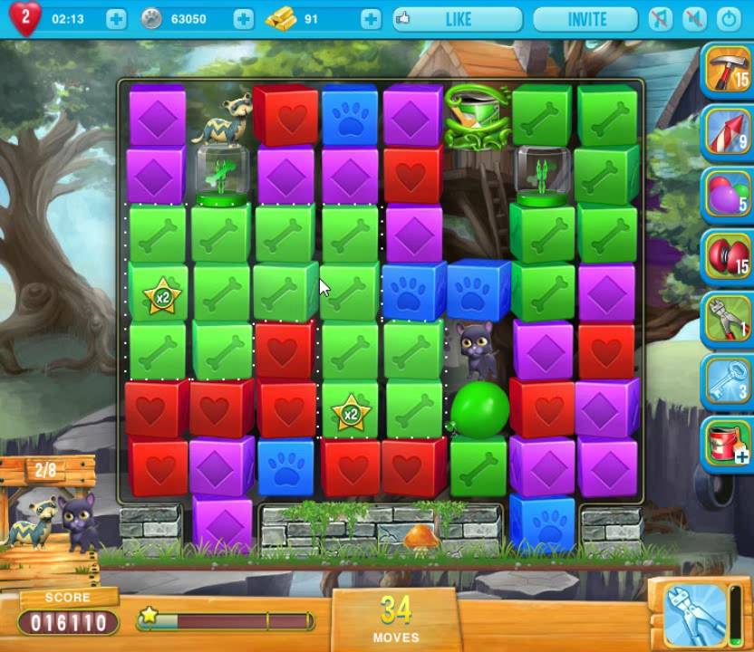 Pet Rescue Saga level 1125 no hammers 😈 ►TOBIAS DEAMON◄