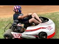 How To Race Go Karts In Your Back Yard Including Track Preparation !!