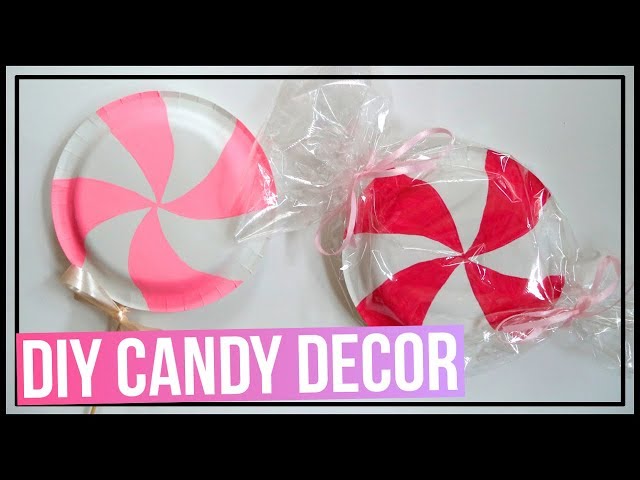 How to make Peppermint candy using Dollar tree styrofoam discs 