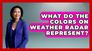 What Do The Colors On Weather Radar Represent? - Chasing Big Fish