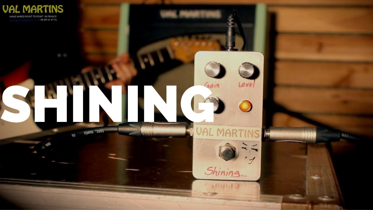 Guitar pedal_  SHINING by val martins