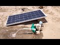 Solar 12v Water Pump Installation With Borewell Drilling 150 Watt Solar Panel 12v 12Amp Battery