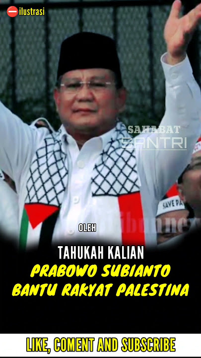 Prabowo Sumbangkan Uang Pribadi Rp 5 Miliar untuk Warga Palestina #prabowo #prabowosubianto #viral