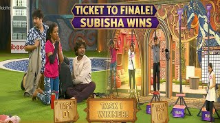 Bigg Boss Tamil Season 9 | 1st Ticket to Finale Winner - Subiksha