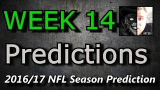 Week 14 - 2016 NFL Predictions
