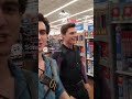 Ash and Hawkeye vlogging in Walmart