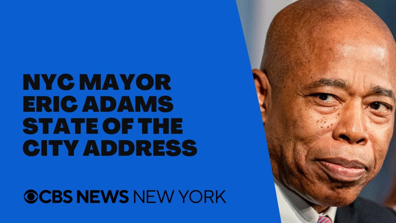 Live: NYC Mayor Eric Adams delivers State of the City address - YouTube