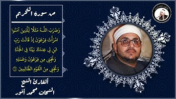 مقطع نادر للشحات محمد انور من سورة التحريم والملك مقام البيات - ممنتج HD