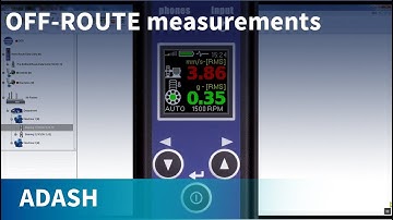 Adash DDS tutorial 08 - How to save off-route measurements