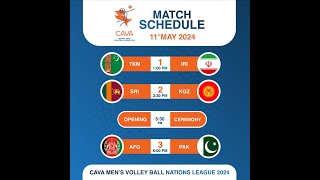 Iran - Turkmenistan. Cava Volleyball Nations League 2024