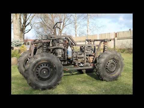 Homemade 4x4 Turbo Quad/ATV with VW 1.9TD engine