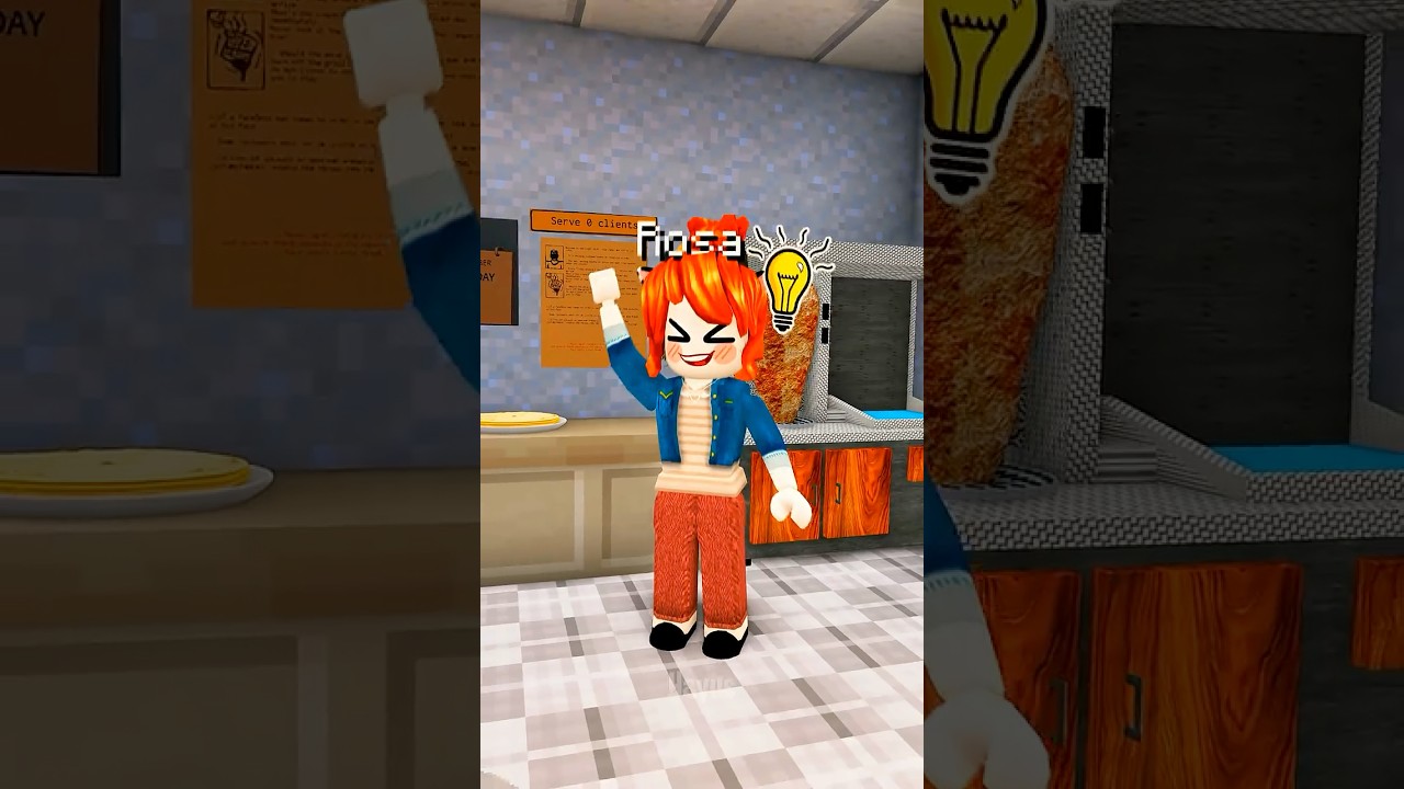 The BEST Method to SURVIVE Shawarma Kiosk Roblox 😱 #blockblast