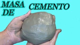 LOOK!!!FLEXIBLE CEMENT MASS for CRAFTS / MAKE BEAUTIFUL ORNAMENTS WITH CEMENT CLAY