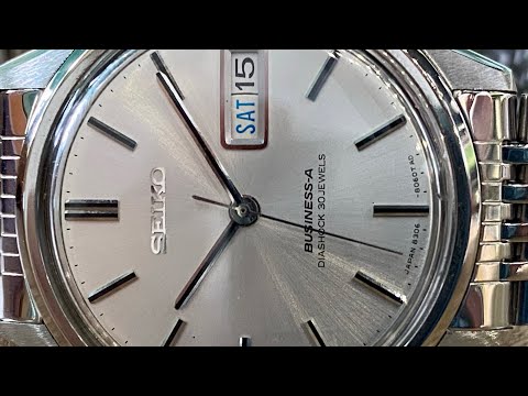 Vintage July 1967 Seiko 8306-8020 Automatic Business A Diashock 30