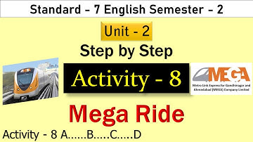 Std 7 English Sem 2 Unit 2 Activity 8