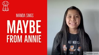 MAYBE from Annie Cover (8 year old)