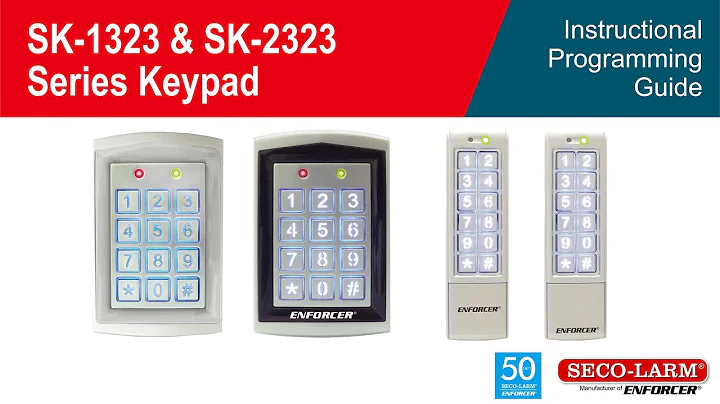 SK-1323 ve SK-2323 Serisi Keypad - Programlama Kılavuzu