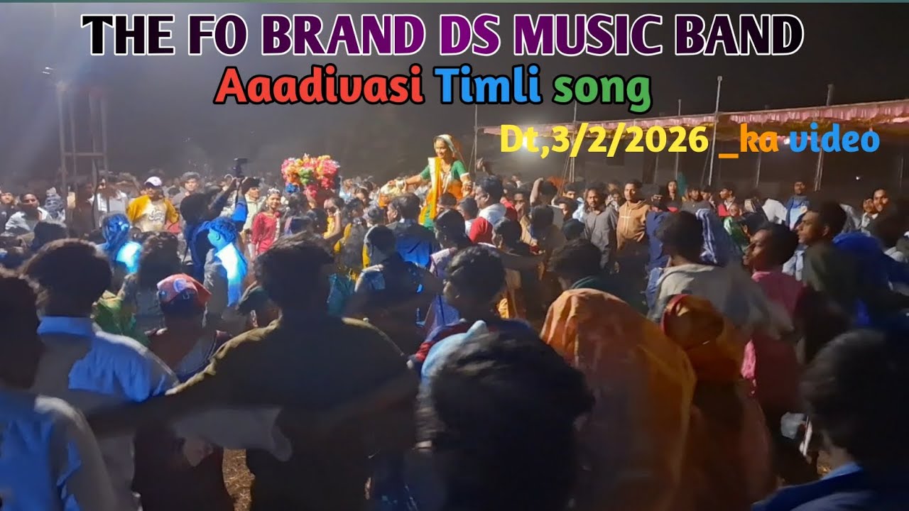 🥰THE FO BRAND 🥰DS MUSIC BAND 🎵Aadivsi Timli song🎶🎹