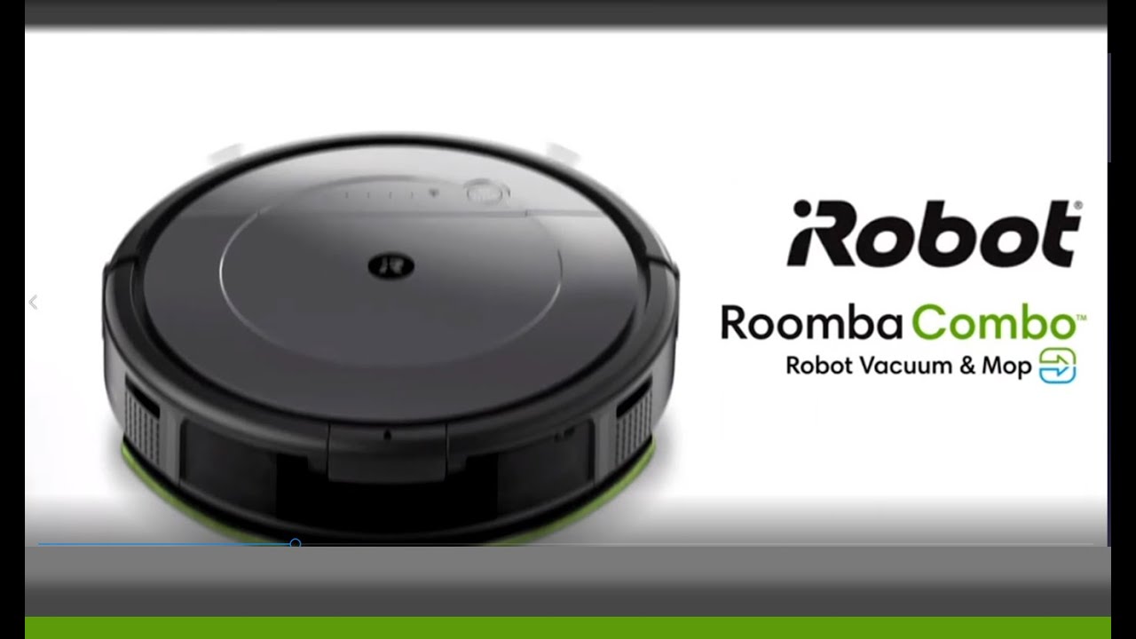 IRobot Roomba COMBO. Pulizia TOTALE in completa autonomia!! In una sola  passata Aspira e Lava! - YouTube