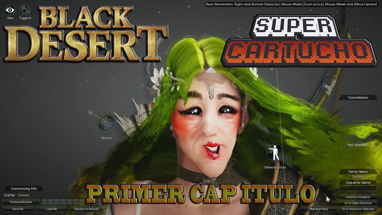 BLACK DESERT CAPITULO 1 CREACION DE PERSONAJE YouTube