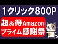 Amazonプライム感謝祭攻略！ポイントばらまき、お得な商品、お得な支払方法etc。