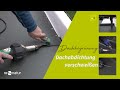 Dachbegrünung - PVC Dachabdichtung verlegen und verschweißen