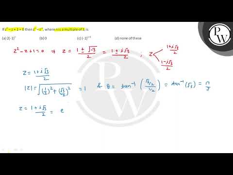 If \( z^{2}-z+1=0