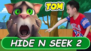 🚀🏆 My Talking Tom in REAL LIFE Ruined Our House Playing Hide N Seek with Nate \& Pets in Space